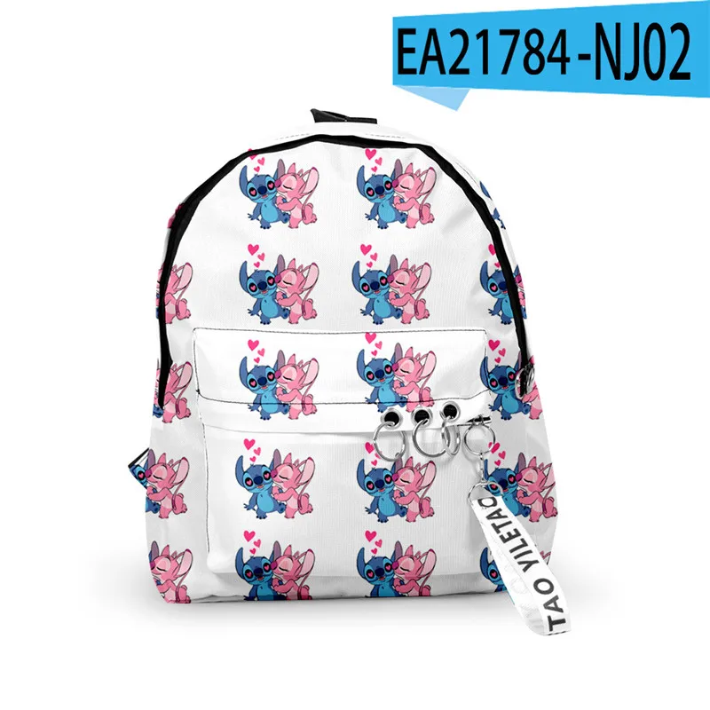 

Disney Lilo and Stitch School Backpack for Teenagers Casual Oxford Cloth School Bag Kids Outdoor Picnic Backpack Birthday Gift