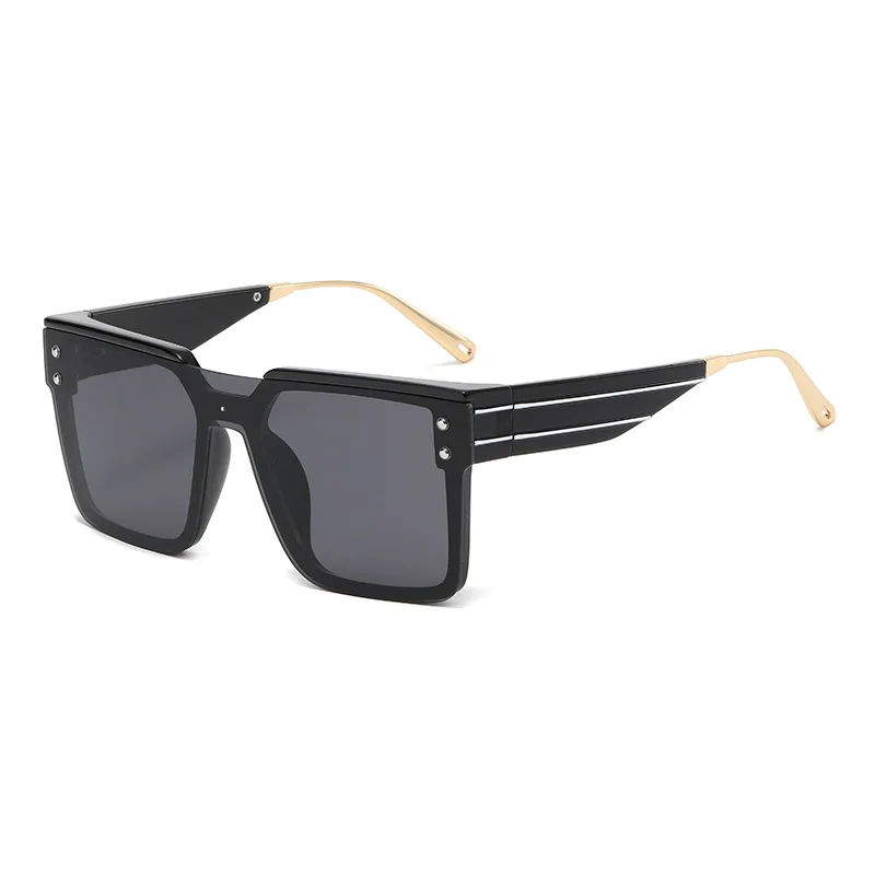 

2023 Top Oversize Square Sunglasses Women New Retro Gradient Sun Glasses Men Blue Big Frame Vintage Eyewear UV400