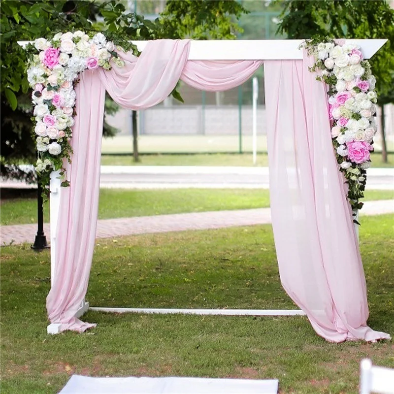 

Wedding Arch Drape Chiffon Fabric Draping Curtain Drapery Outdoor wedding chiffon Draping Ceremony Reception Hanging Decoration