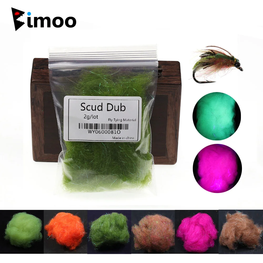

Bimoo 2bags Scud Dubbing Czech Nymph Dub Fly Tying Material 2g/bag