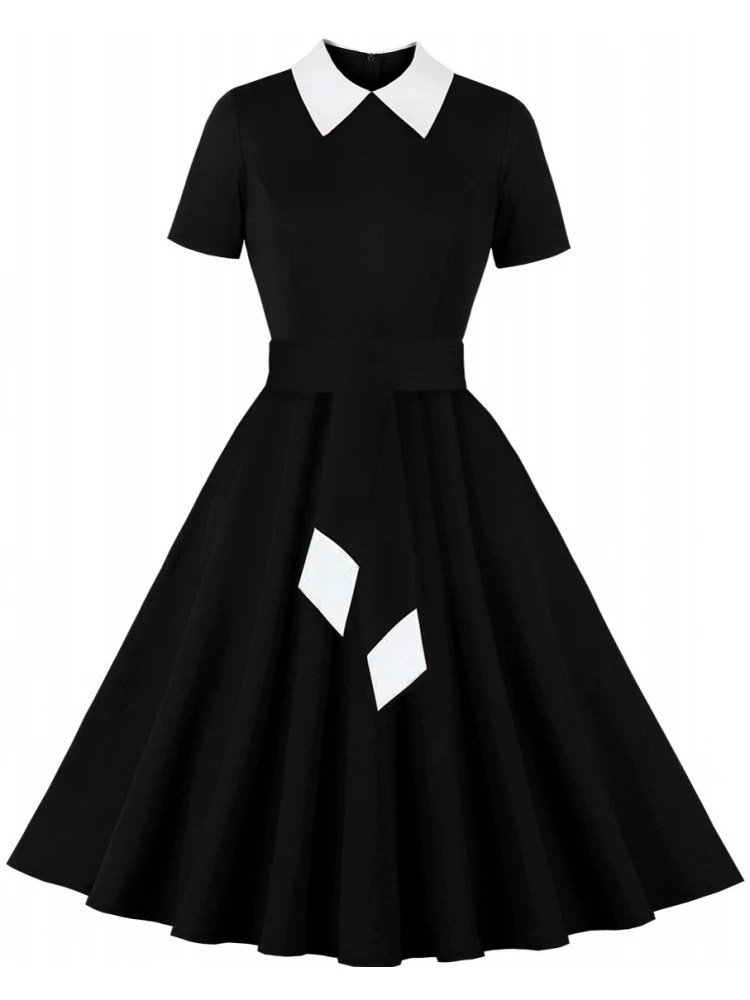 

Women Clothing Summer Retro 50s 60s Swing Dress Dots Robe Pinup Robes Rockabilly Sexy Party Tunic Dresses Vestidos De Fiesta