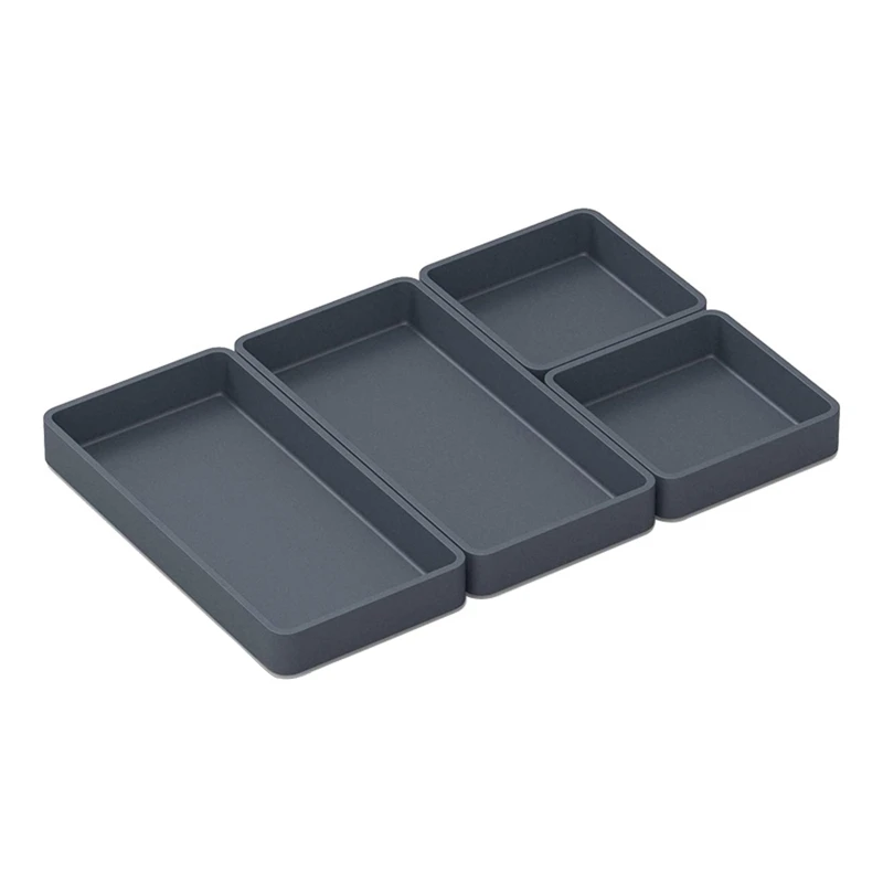 

4 Pieces Sheet Pan Baking Pan Tray Kitchen Utensils Grilling Pan Silicone Material Kitchen Baking Accessories for Baking