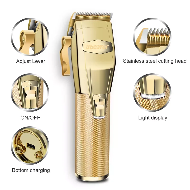 

Профессиональная Регулируемая машинка для стрижки волос NEW2023, 0,2 мм, триммер для парикмахерской, машинка для стрижки волос, Беспроводная Маш...