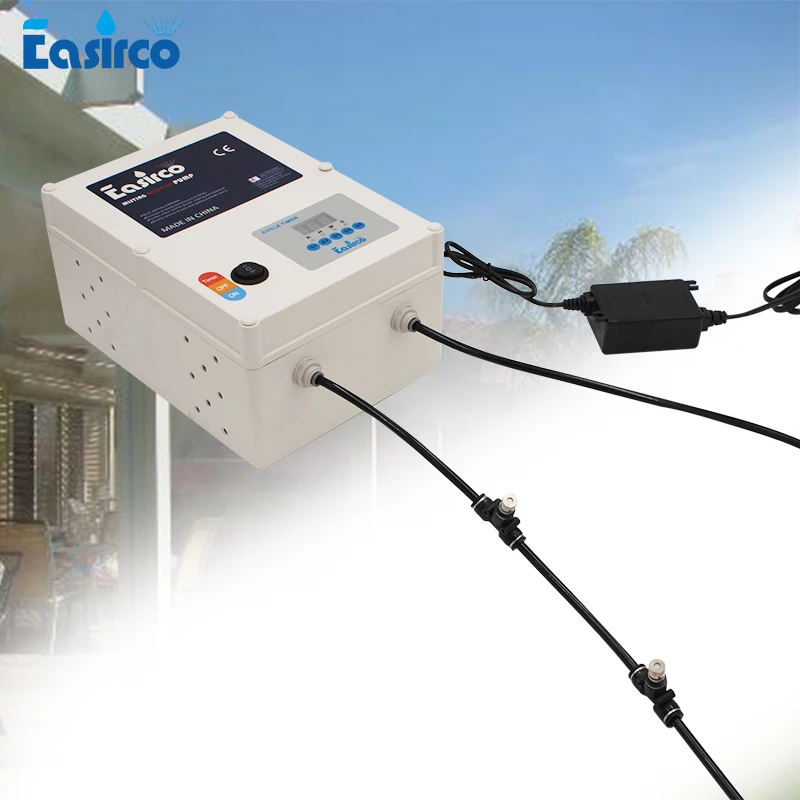 

patio mist cooling system 60pcs brass nozzle Mist maker water spray fogging system sprinkler