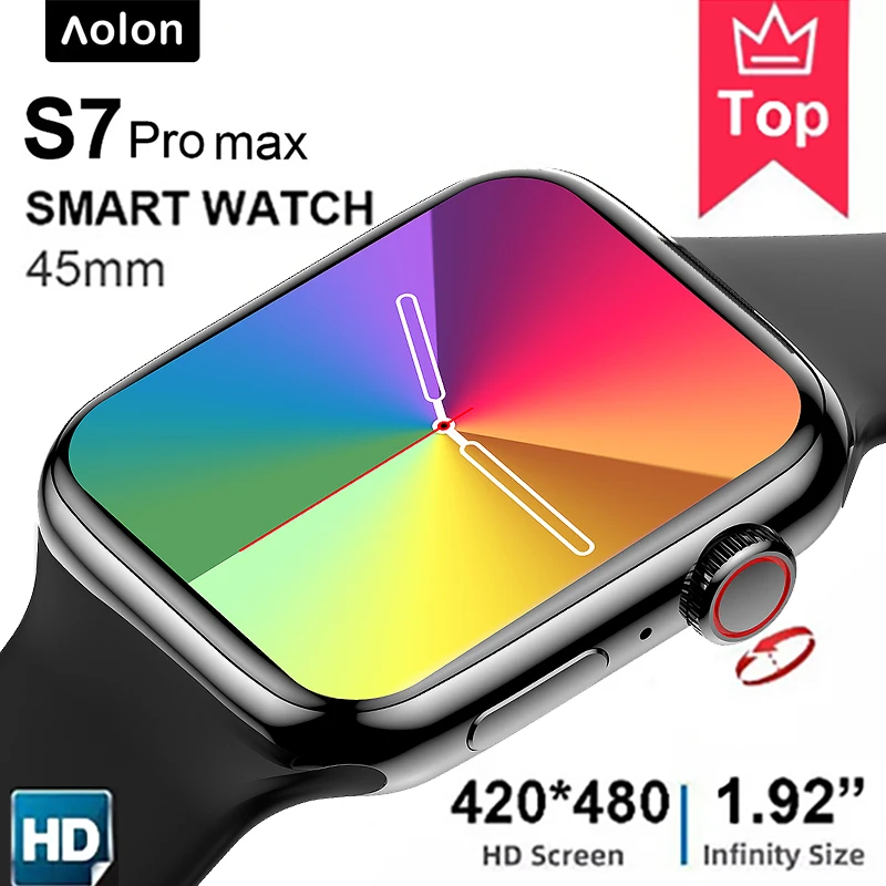 

Смарт-часы Aolon S7 Pro Max PK Dt100 W37 W27 HW7 MAX для мужчин и женщин