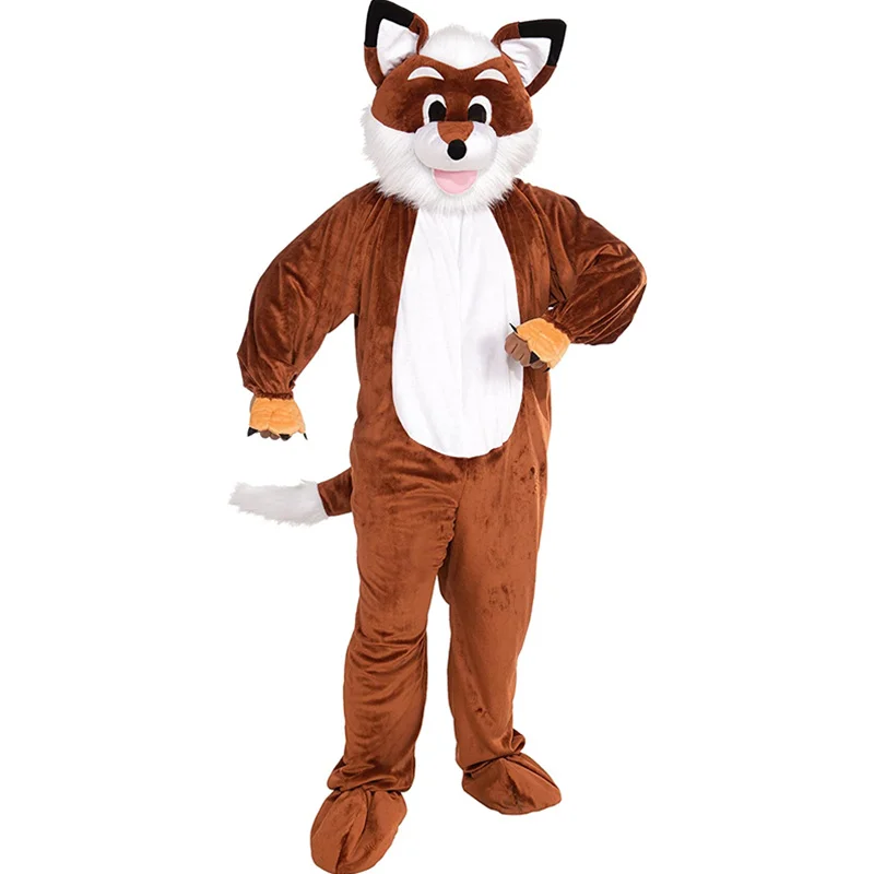 

Halloween Christmas Easter Men's Fox Mascot Large Event Performance Costume