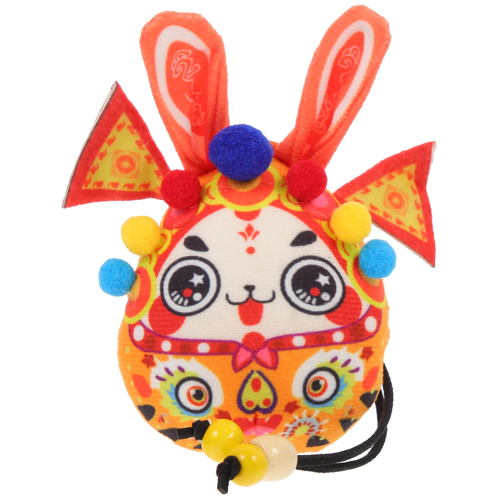 

Rabbit Year Chinese Stuffed Newtoy Zodiacmascot Bunny Ornament Plushlunar Gift Animal The Hanging Spring Festival Decorations