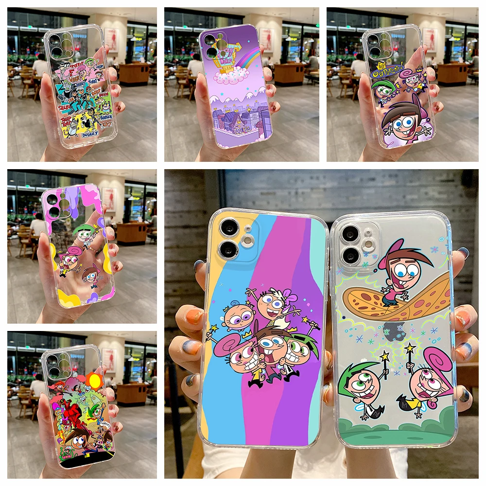 Прозрачный чехол для Iphone 14 дюймов, с милым мультяшным принтом, для IPhone 14 13 12 11 Pro MAX XR XS MINI
