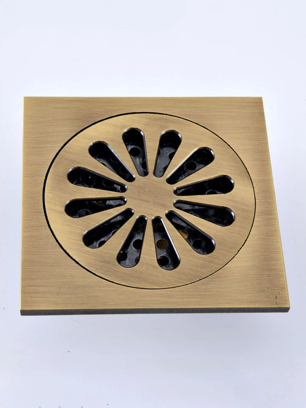 Античный латунный Слив для ванной комнаты с защитой от запаха и насекомых Dhr076