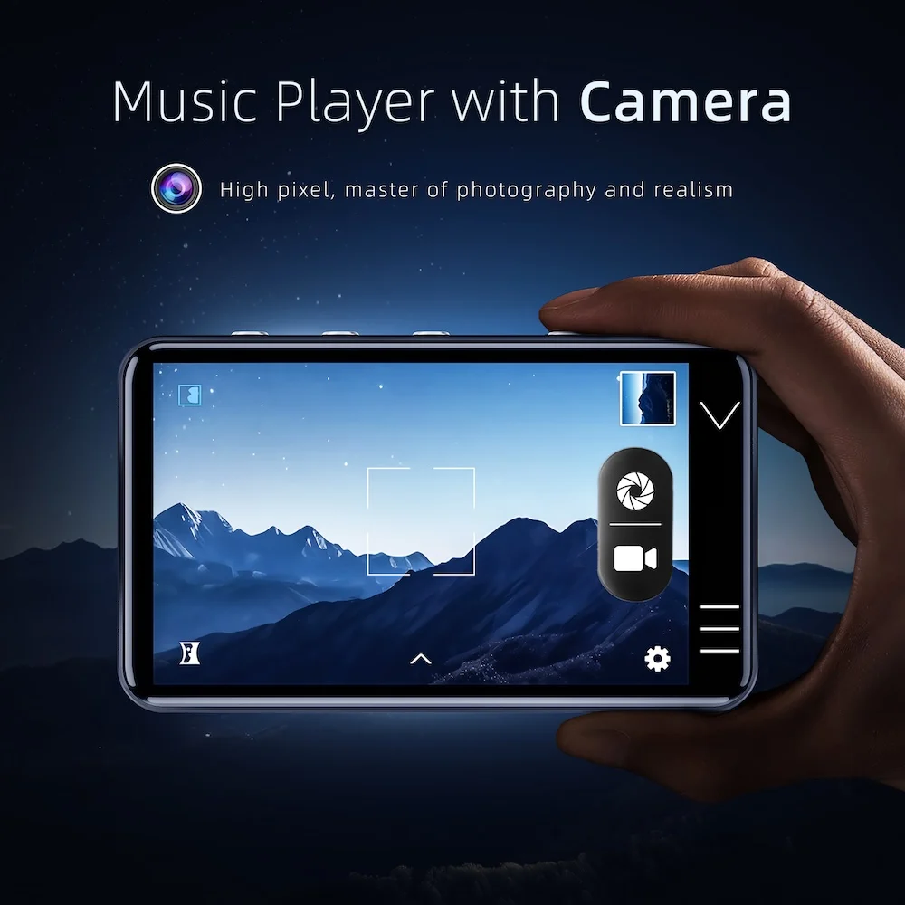 Фото Bluetooth MP3-плеер MP4 Android с Wi-Fi, потоковая передача Spotify, lossless FLAC WAV WMA, 50 часов воспроизведения, карта TF 128 ГБ №4