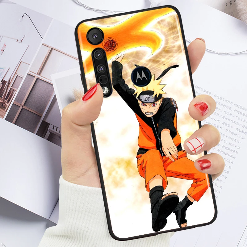 japanese naruto naruto for motorola moto g g60 g60s g50 g40 g9 g10 e7i e6s power edge 20 e20 2021 x3 s pro black phone case free global shipping