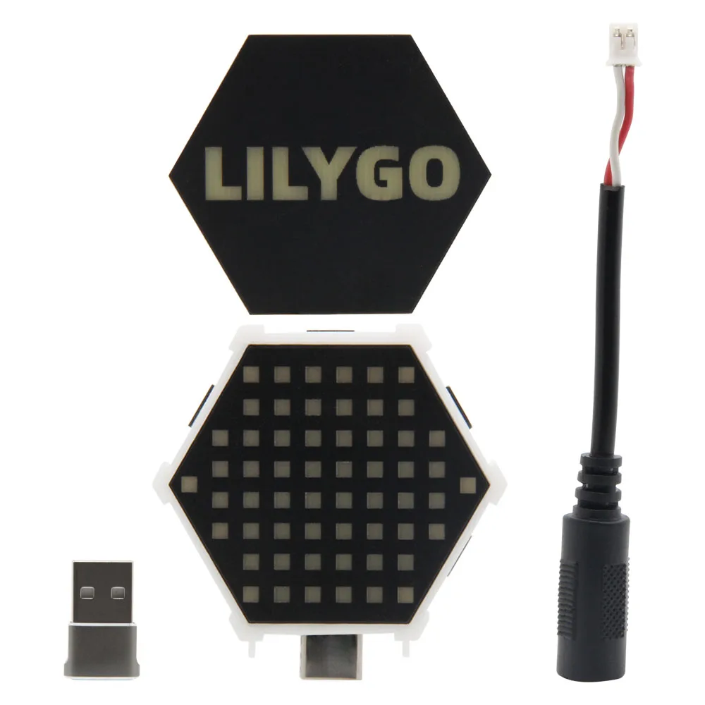 LILYGO®TTGO T-Color шестигрансветодиодный Светодиодная лампа Φ APA102 беспроводной модуль