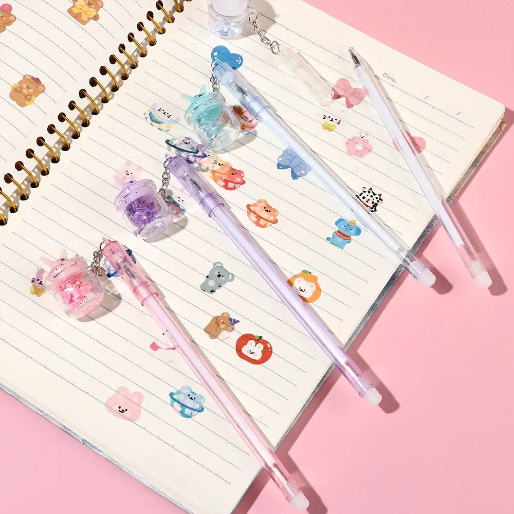 

Студенческие принадлежности, Канцтовары для девушек, держатель ручки Милая гелевая ручка, подвеска в подарок