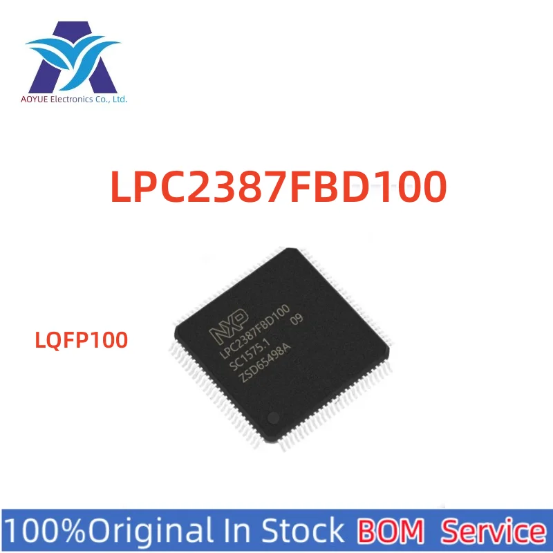

100%Original New IC Microcontroller LPC2387FBD100 LQFP100 MCU Chip Integrated Circuit One Stop BOM Service Welcome to Consult