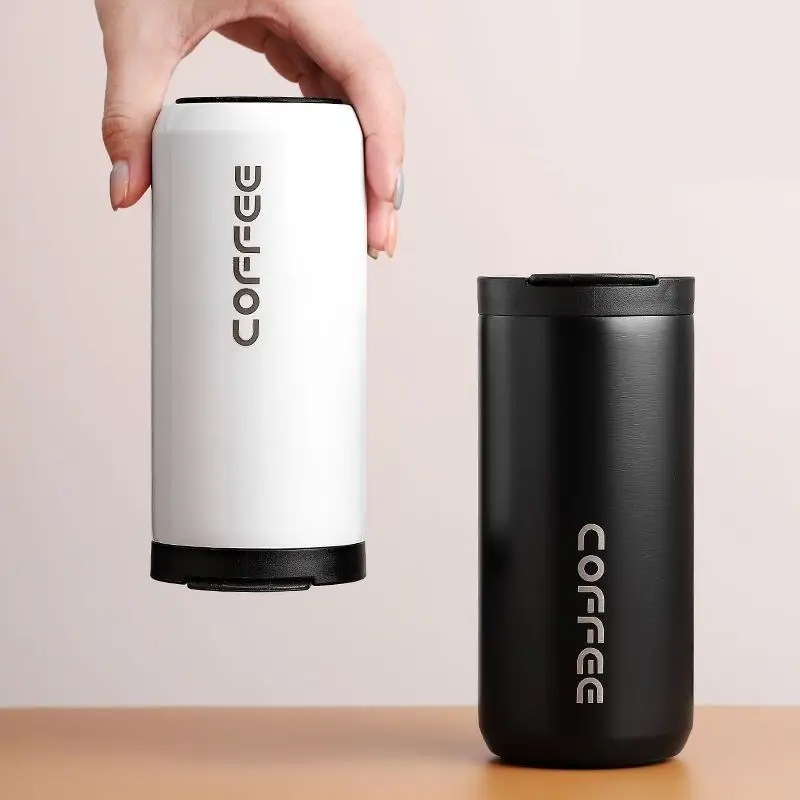 

400/550ML Stainless Steel Thermos Mug Leakproof Car Milk Tea Coffee Cup Travel Vacuum Flasks Insulated Water Bottles Household