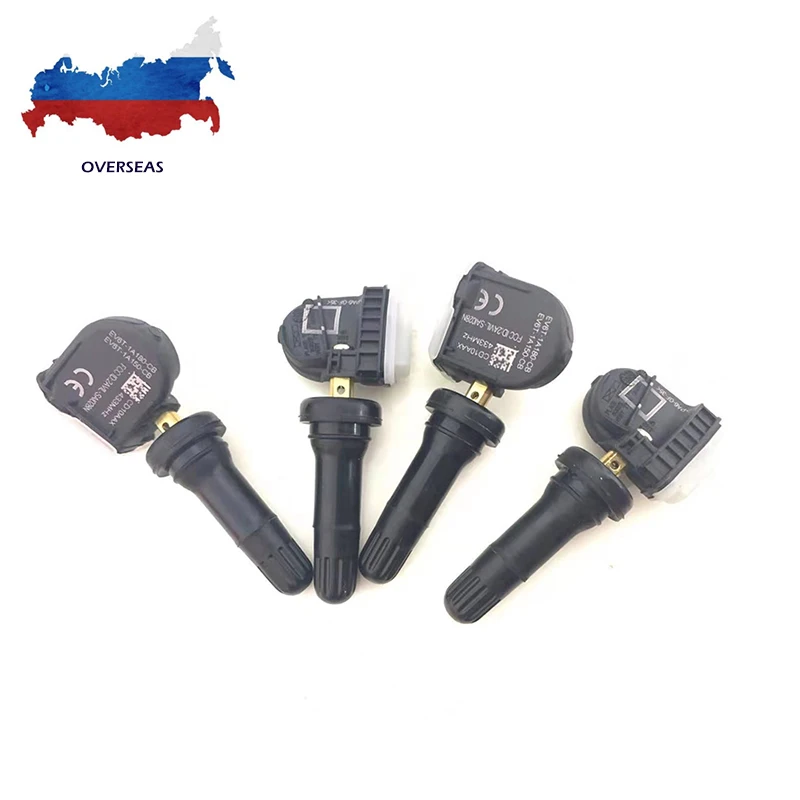 

4 шт. датчики давления в шинах TPMS для Ford B-Max C-Max Mondeo Kuga Grand C-Max Focus Fiesta 433 МГц Φ