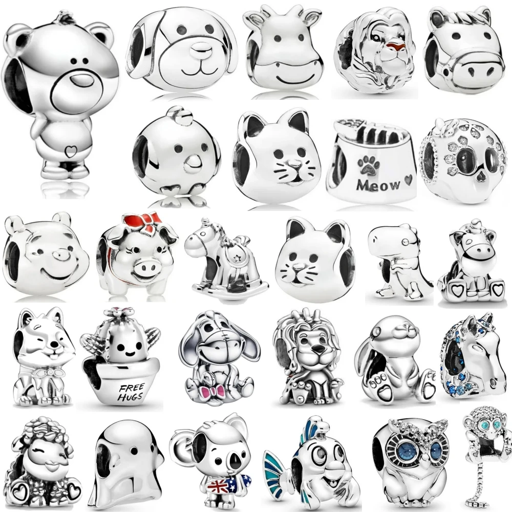 Модные бусины в форме сердца с кубическим цирконием лидер продаж 2024