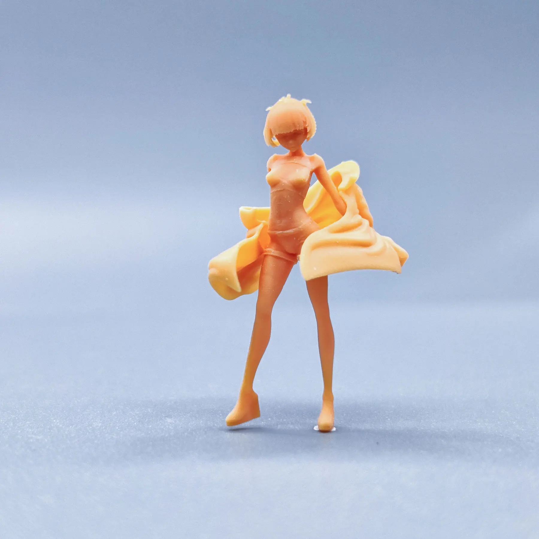 

1/64 1/43 фигурки масштабная модель Смола семь трав пастушья Ночная песня нецветные миниатюры Диона ручная роспись S041