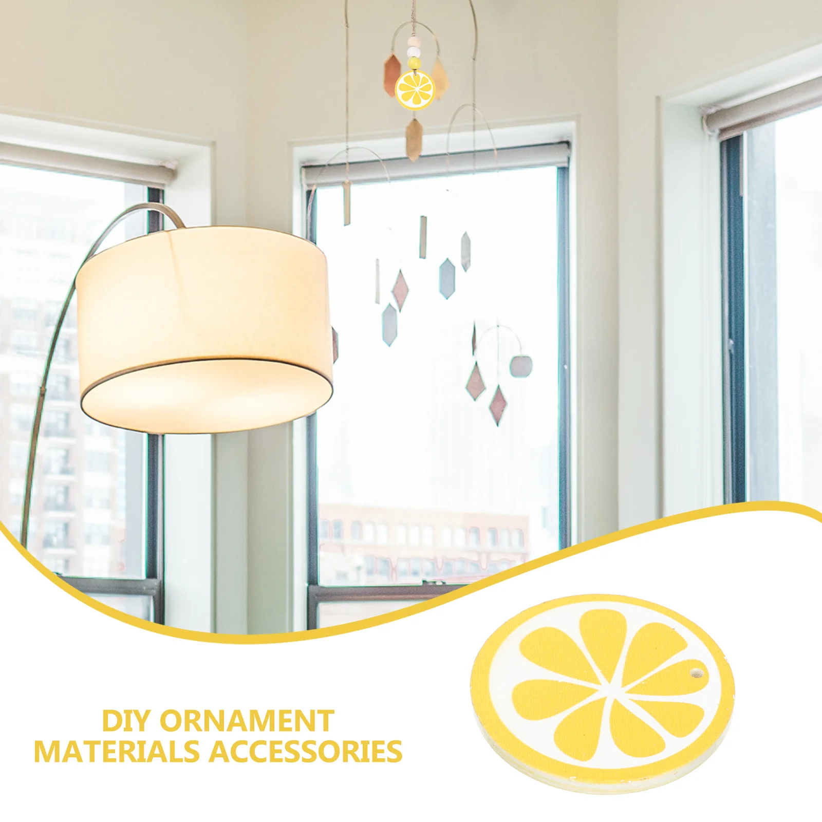 Деревянные украшения из лимона ломтики фруктов летнее украшение ремесла вырезы