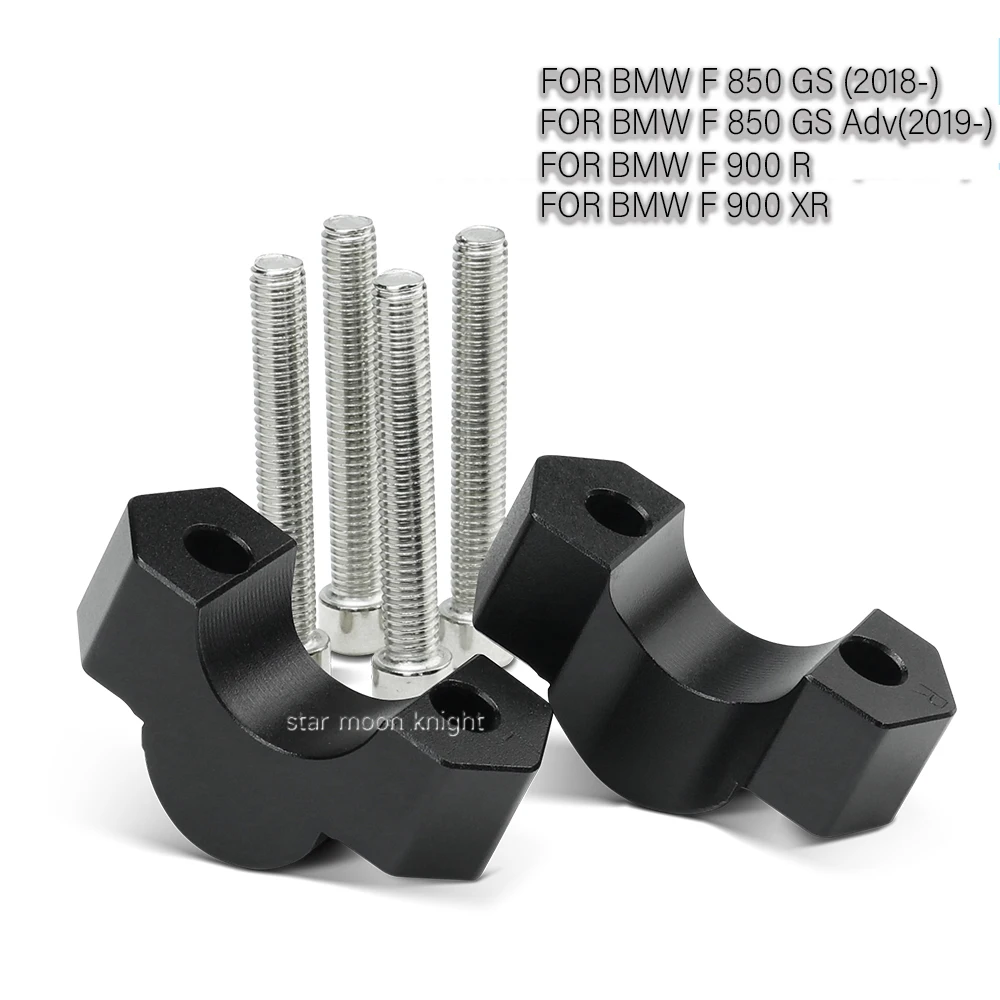 

do BMW F900R F900XR F850GS F 850 GS ADV Adventure Akcesoria motocyklowe Kierownica Riser Drag Handle Bar Clamp Extend Adapter
