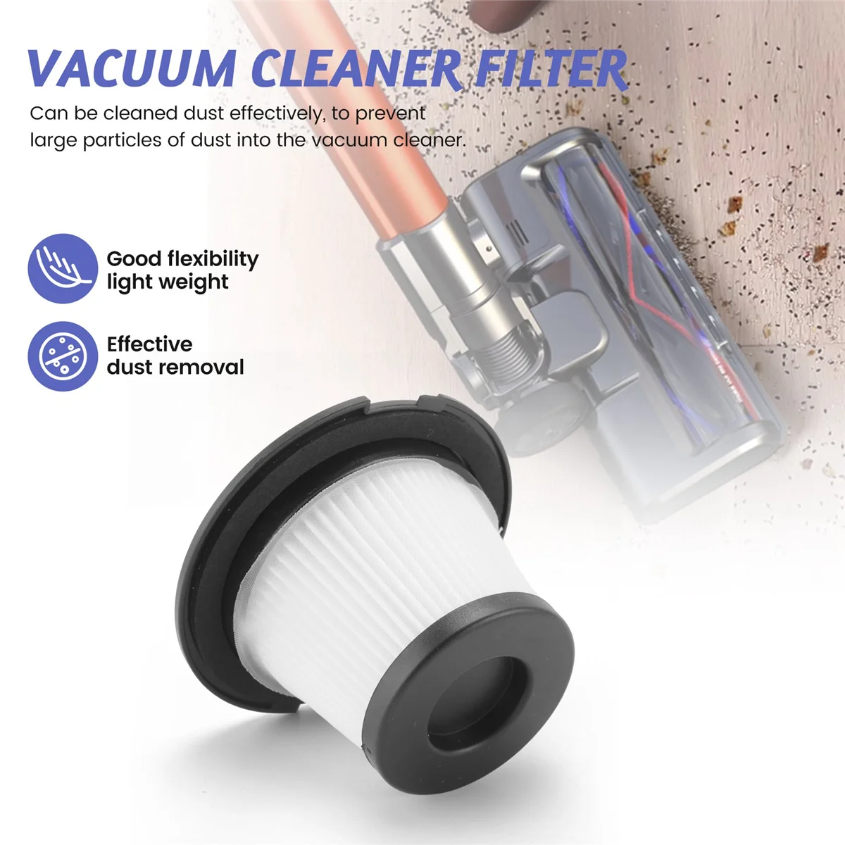 5 шт. сменные Hepa-фильтры для Dibea C17 T6 T1