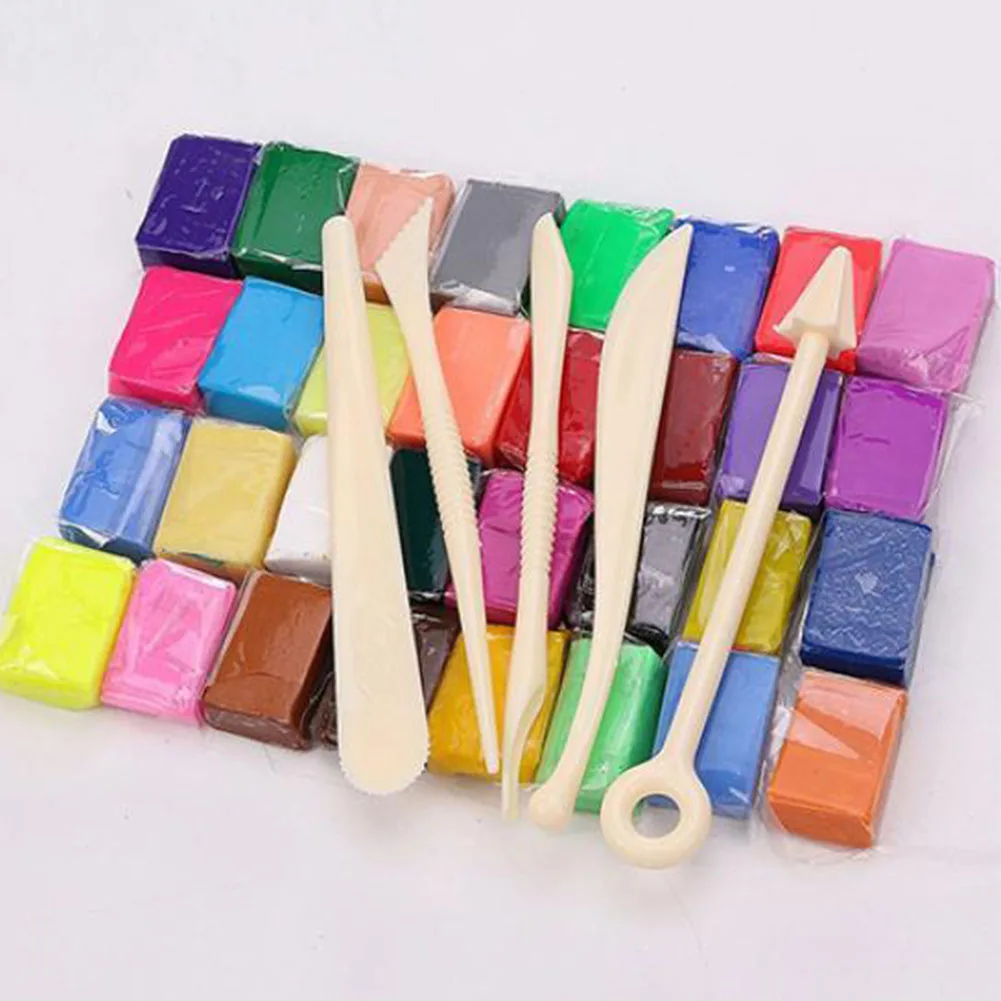 

STOCK POLYMER MODELLING OVEN BAKE CLAY PASTEL Kids Educational Toy