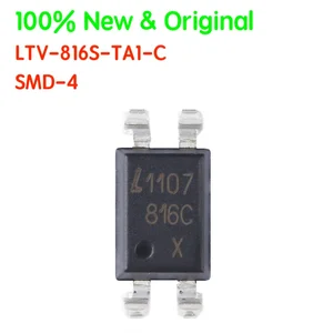 20PCS/LOT LTV816 LTV-816S LTV-816S-TA1-C SMD-4 Transistor Output Optocouplers Chip 100% New & Original