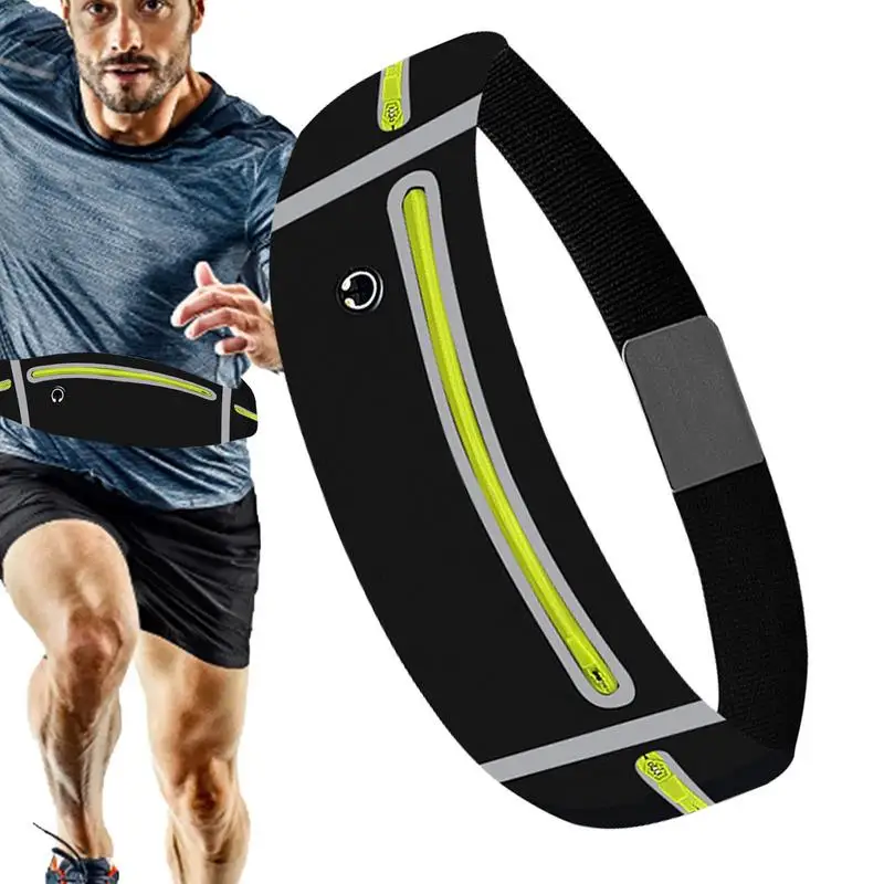 

Running Fanny Pack Waterproof Slim Running Belt Reflective Slim Waist Pack For Running Sports Walking Travel Hiking Runners