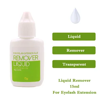 1 Bottle Remover for Eyelash Extensions Glue Clear Pink Gel Liquid 15g Adhesive Korea Health Makeup Tools Lava Lashes Beauty 3