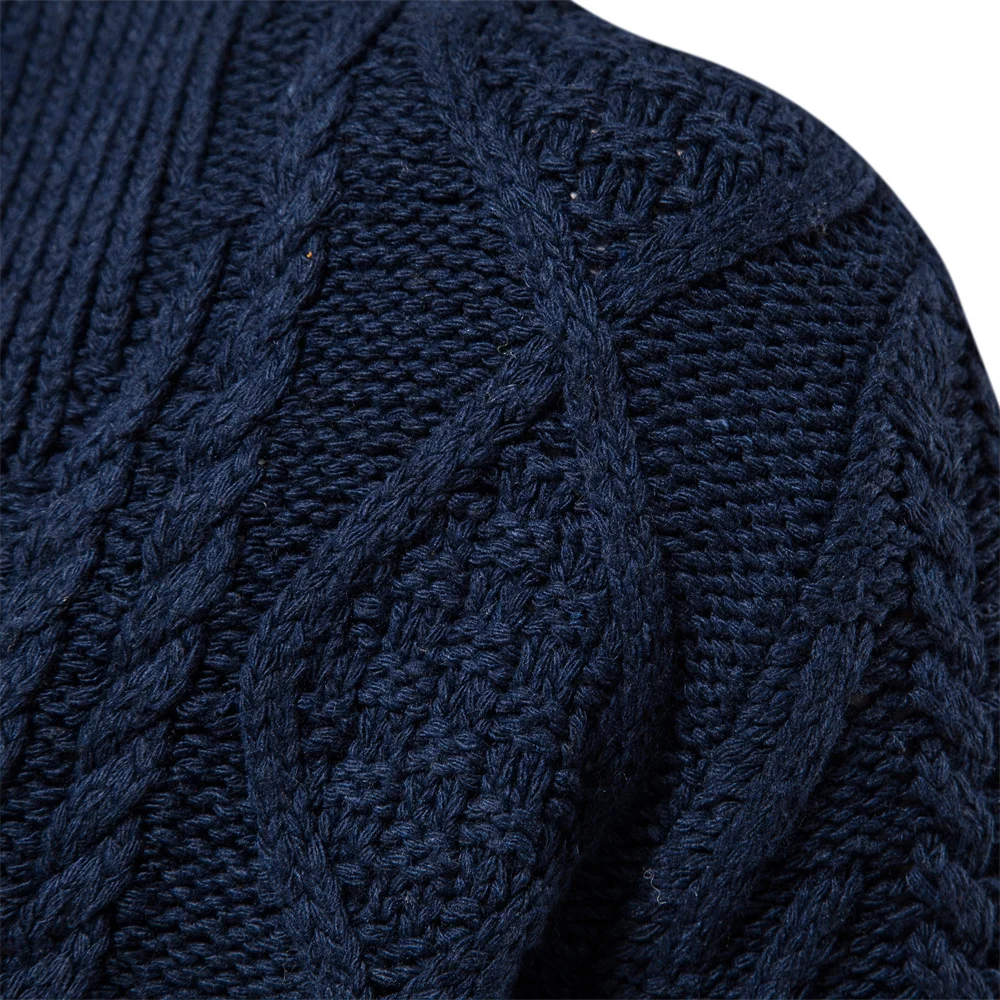 AIOPESON Solid Color Knitted Men's 