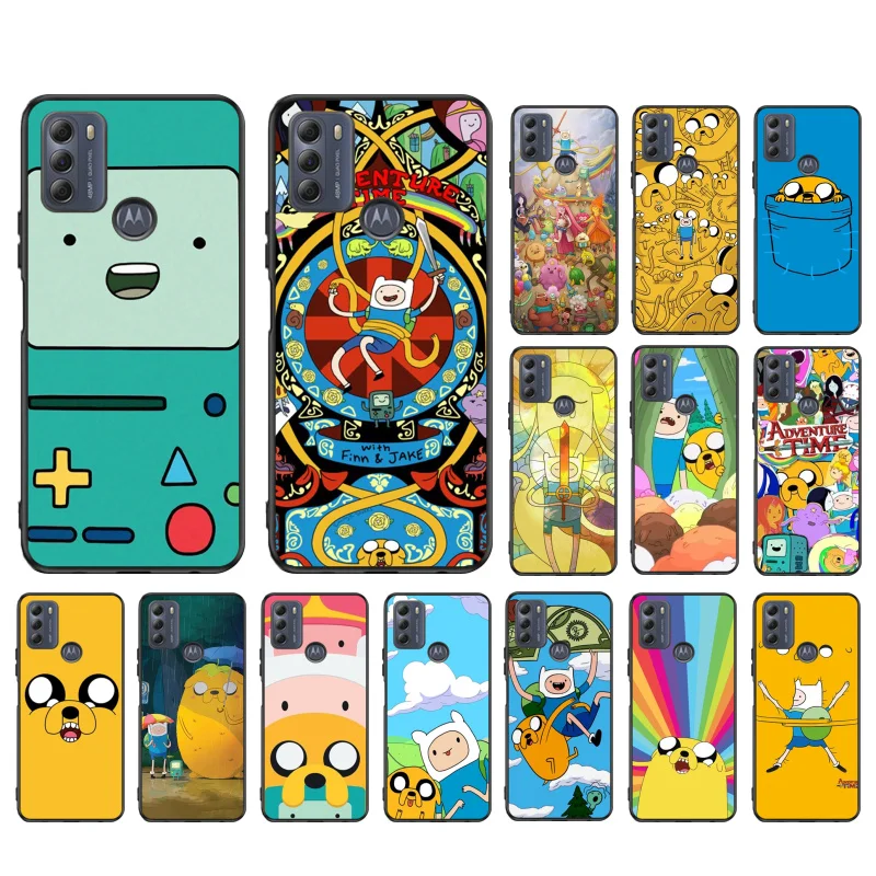 

Adventure time Beemo Jake Finn Lumpy Phone Case for Motorola Moto G 5G G50 G30 G10 G60 G Pure G Stylus G40 Fusion G Play G Power