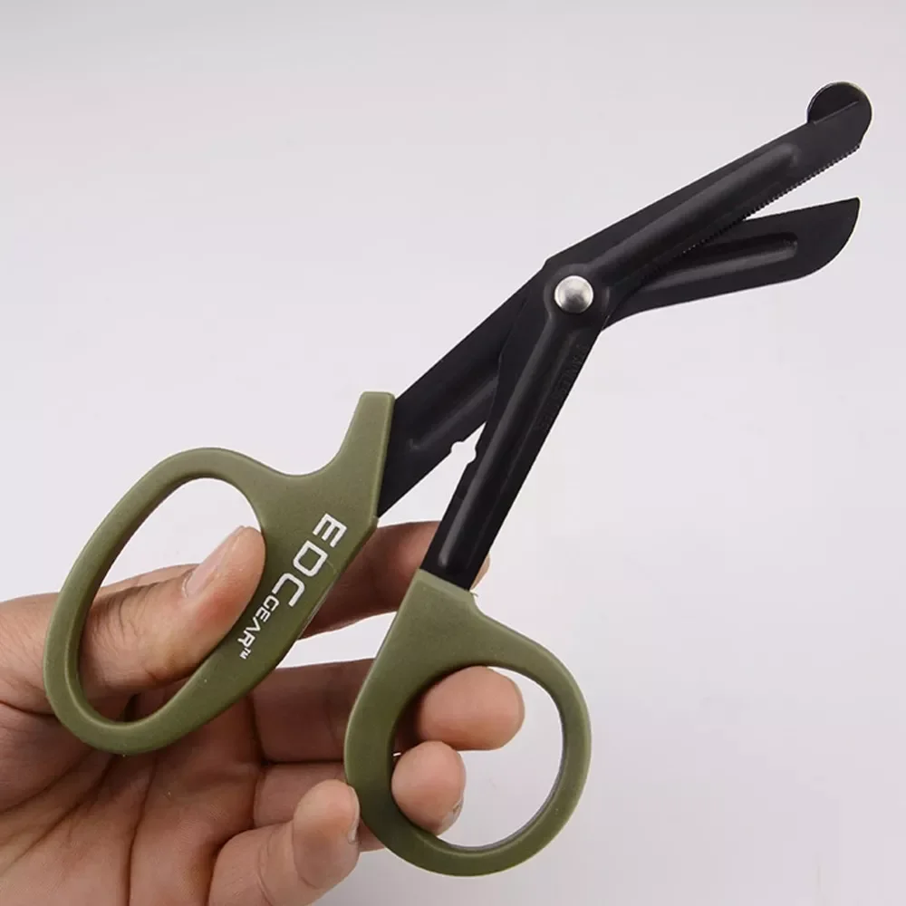 

1Pc High Quality Survive Paramedic Medical Rescue Scissor Trauma Gauze Emergency First Aid Shear Outdoor Nurse Utility Camp Hike