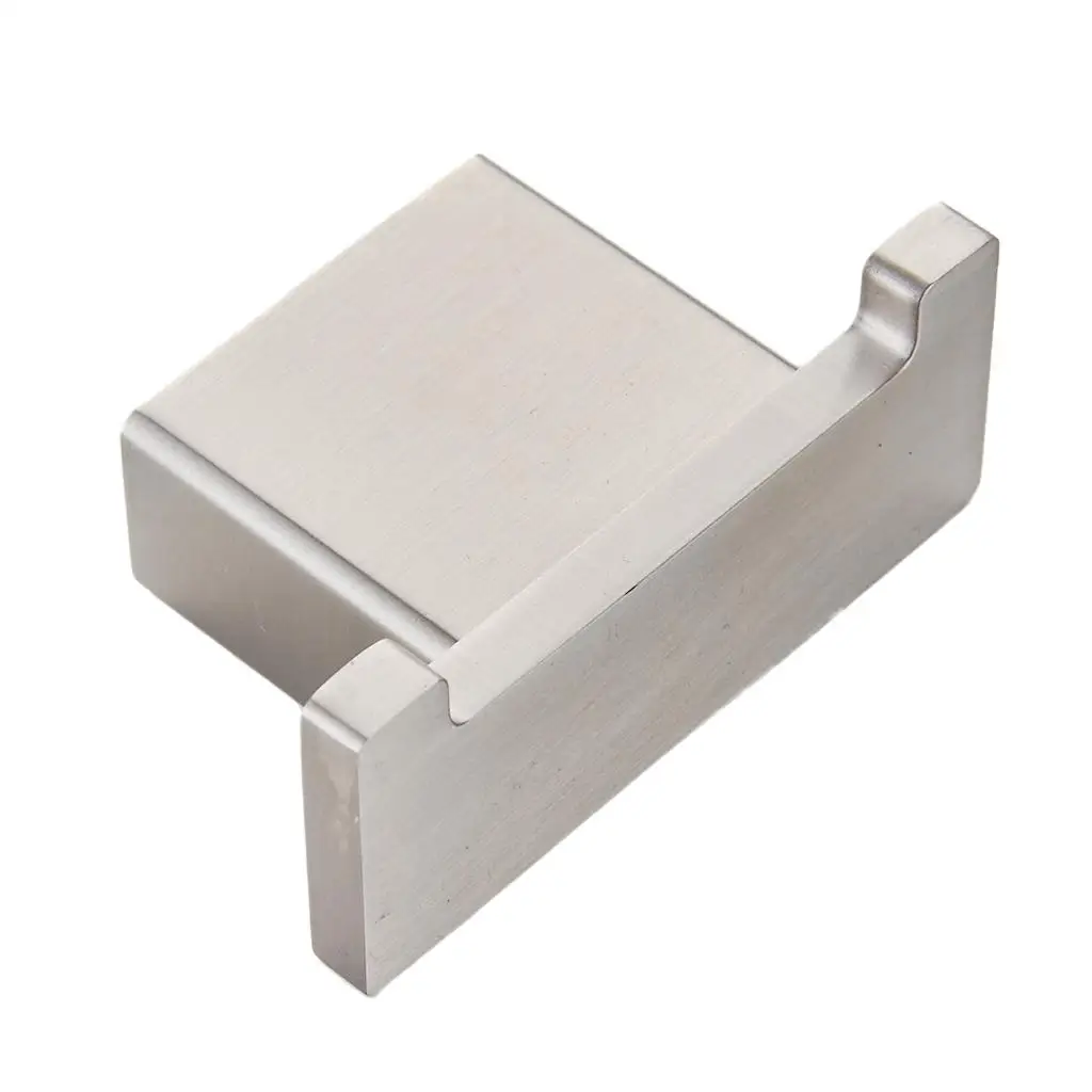 

Bathroom 304 Stainless Steel Square Wall Mount Towel Robe Coat Hook Hanger for Boat Home RV