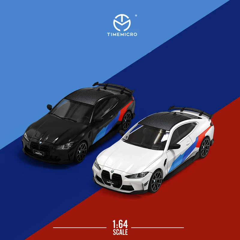 Модель спортивного автомобиля Time Micro 1/64 M4 модель из сплава Коллекционная для