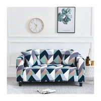 strechy sofa cover geometry plaid sofa covers for living room l shaped corner couch cover chair protector 1234 seater