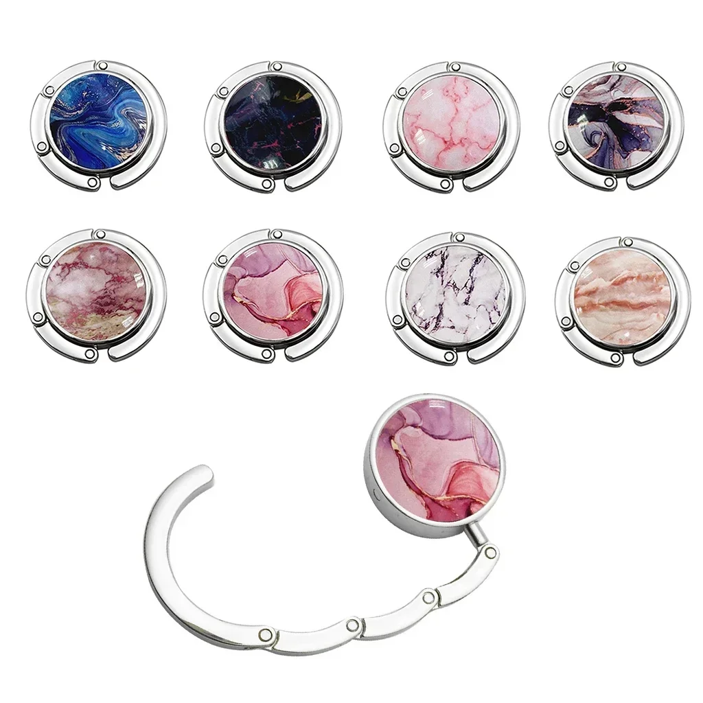 Круглые складные портативные подвесные крючки для сумок столовые столы с