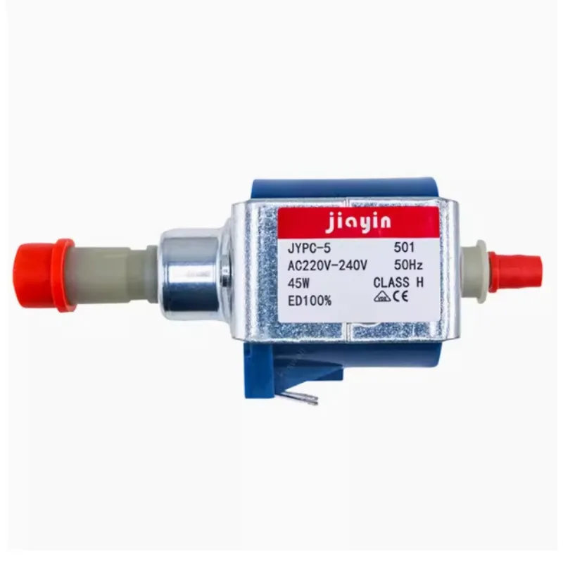 

JYPC-5AC 220 В-240 в 9 бар 45 Вт электромагнитный водяной насос, устройство для очистки кофемашины высокого давления, самовсасывающий насос для горячего утюга