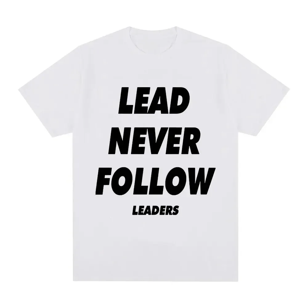 2025 новая модель Chief Keef Lead Never Follow Leaders футболка мужские модные винтажные футболки хлопковые футболки большого размера с короткими рукавами (art.: 3920d1fdd51c4) - 3920d1fdd51c4