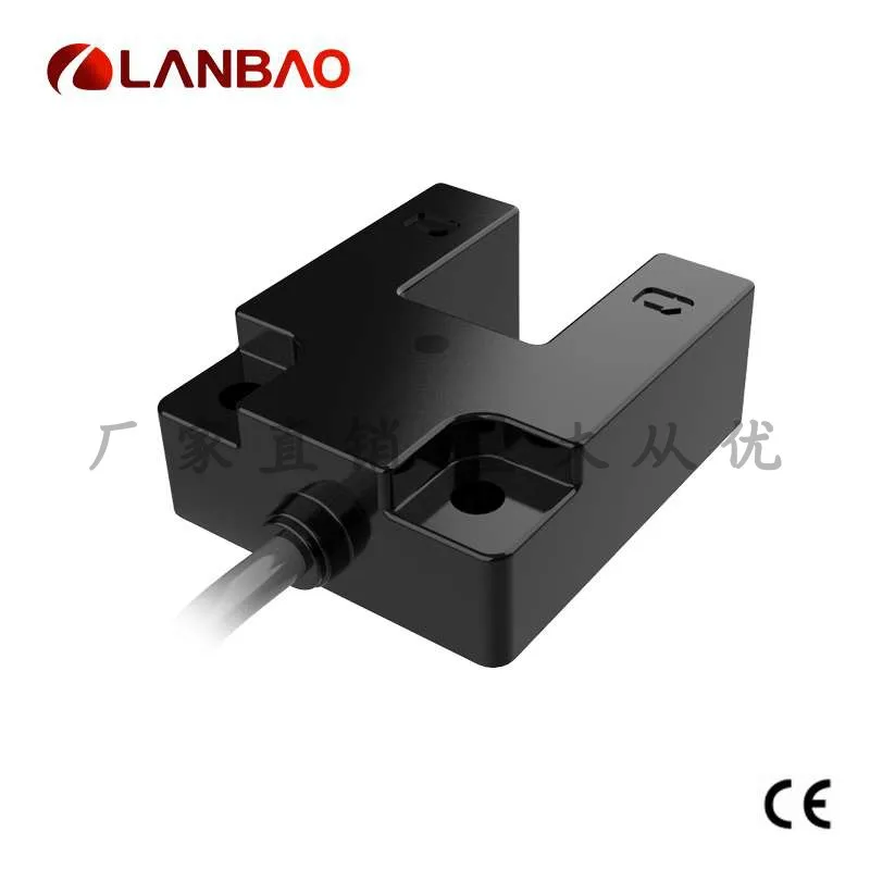 Shanghai Lanbao PU15-TDNO plastic trough sensor DC three-wire 15mm photoelectric switch