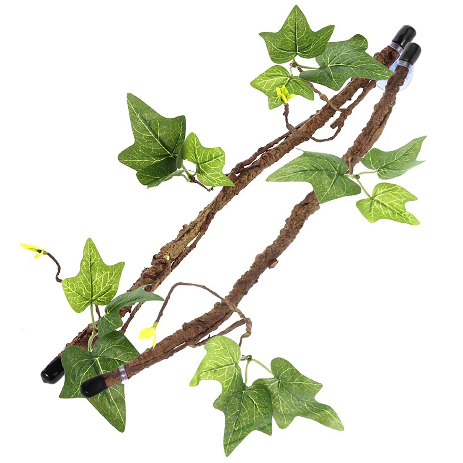 

2pcs Reptile Corner Branch Vines Plants Flexible Jungle Climbing Vine Terrarium Plant Pet Tank Habitat Decor For Bearded Dragons