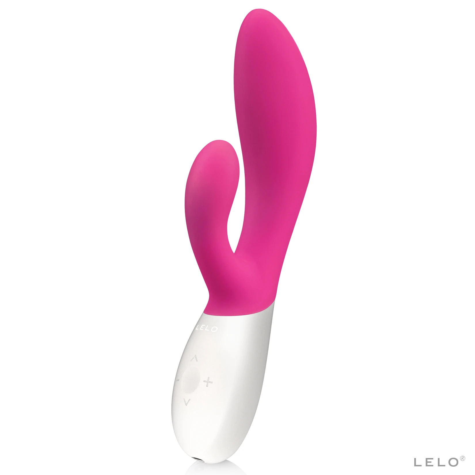Lelo Ina Wave вишневый — вибромассажер с клиторальным стимулятором |