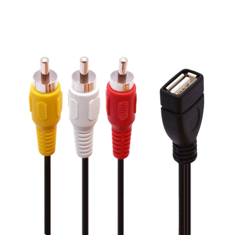 Профессиональный видеокабель-адаптер с разъемом USB A на 3RCA