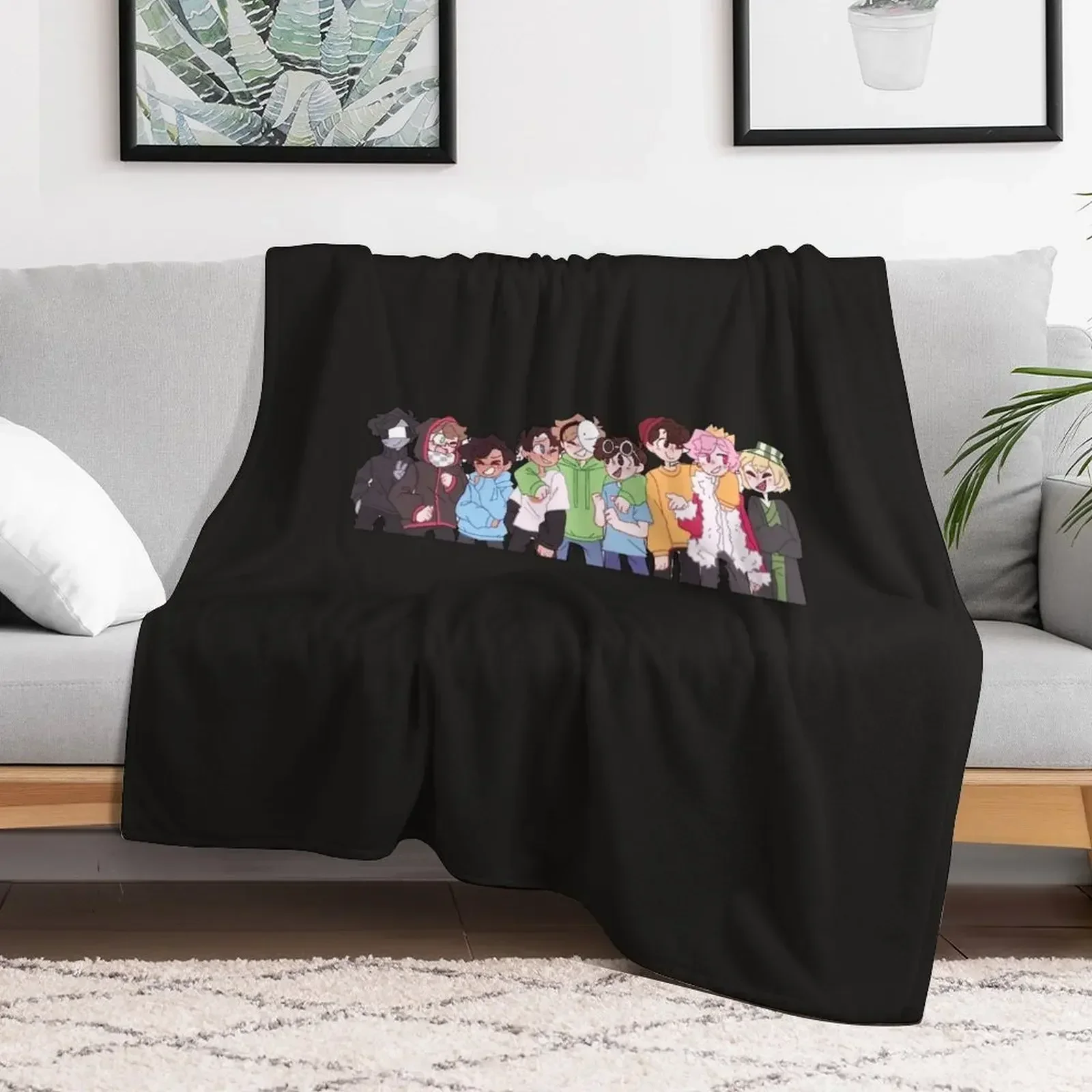 Dream smp все члены Throw Blanket Thermals для путешествий декоративные одеяла