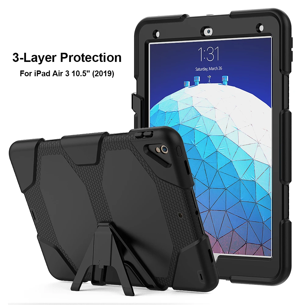 

Heavy Duty Protective Cover for iPad Air 3 case 10.5 inch 2019 Cover Funda Shockproof Tablet Cases for ipad air case 10 5