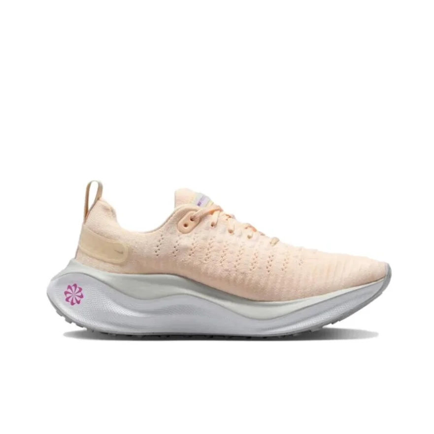 Nike Beige React Infinity Run FLyknit 4 женские повседневные кроссовки с низким верхом удобные