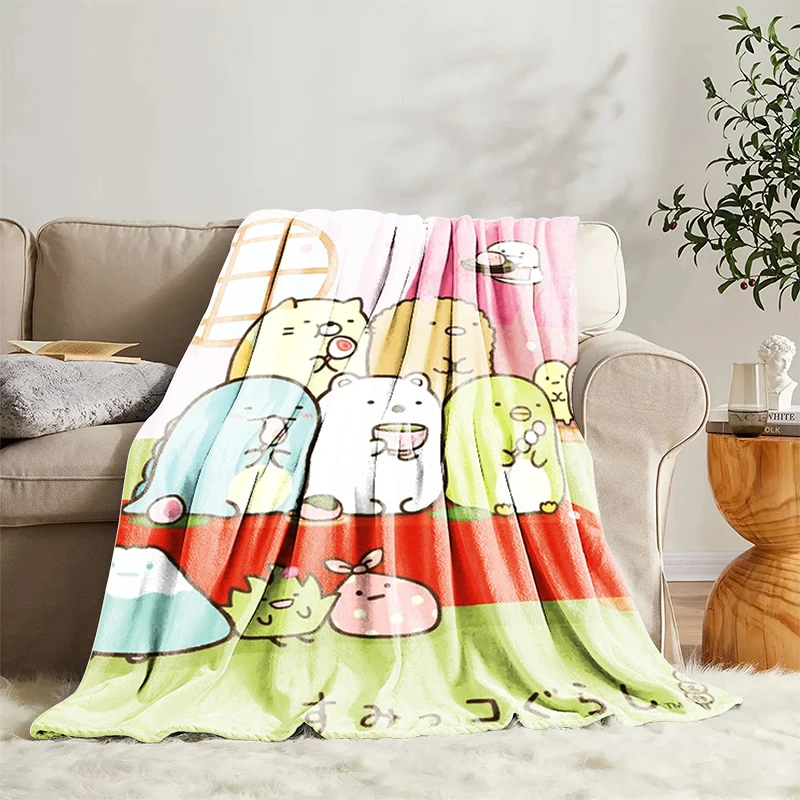 

Sumikko Gurashi Couch Throw Blanket for Sofa Decorative Bed Blankets Boho Home Decor Bedspread the Fluffy Soft Fleece Woven Nap