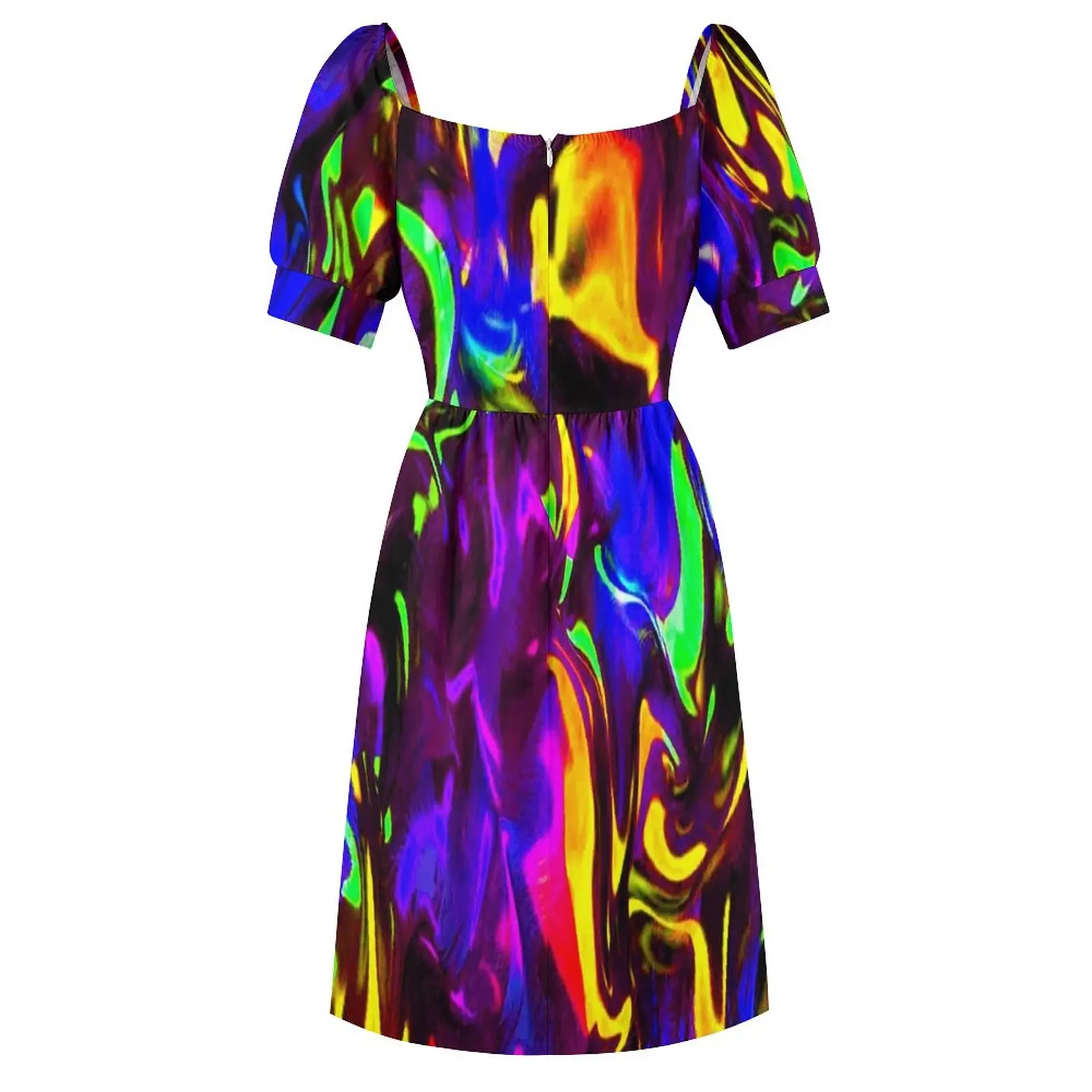 Женское блестящее Радужное платье Rave элегантное роскошное с блестками женская