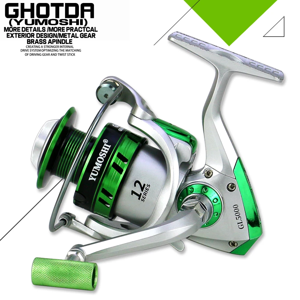 Уличные Рыболовные катушки спиннинговая катушка Серебристая легкая