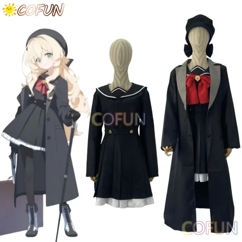 COFUN [индивидуальный] синий архив Niyaniya профессор костюмы косплей костюм Cos Game аниме