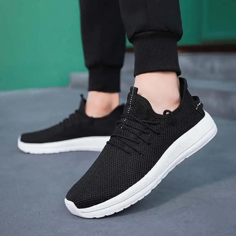 

Athletics Men Trainers With Rubber Sole White Sneakers Sock Trainers Men's Luxury Brand Shoes Traners Men's Social Shoes Tennis